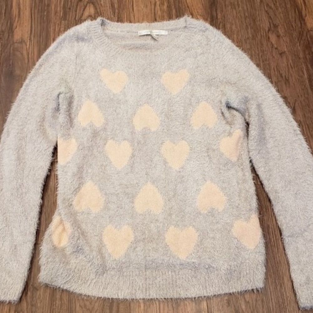 LC Lauren Conrad Heart Sweater